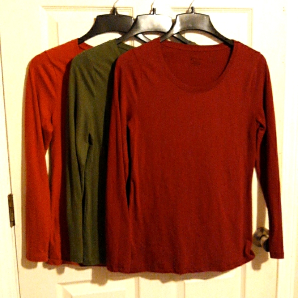 3 No Boundaries Long-Sleeve Shirts 💛